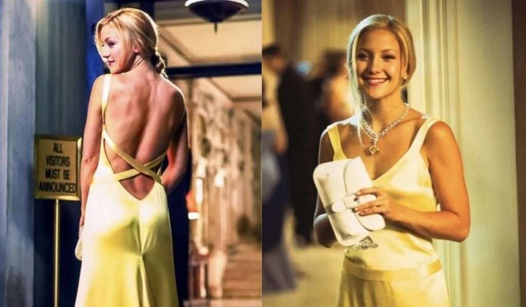 Kate Hudson yellow dress