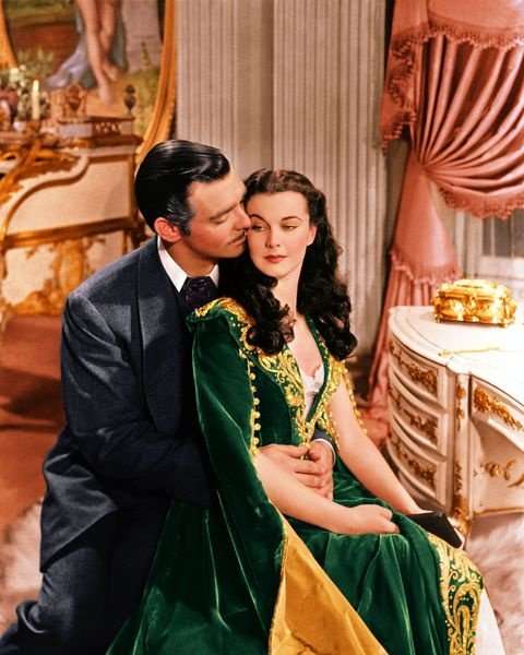 Vivien Leigh emerald-green velvet gown