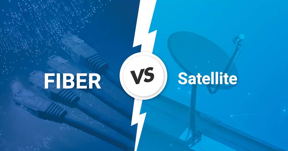 fiber vs satellite internet