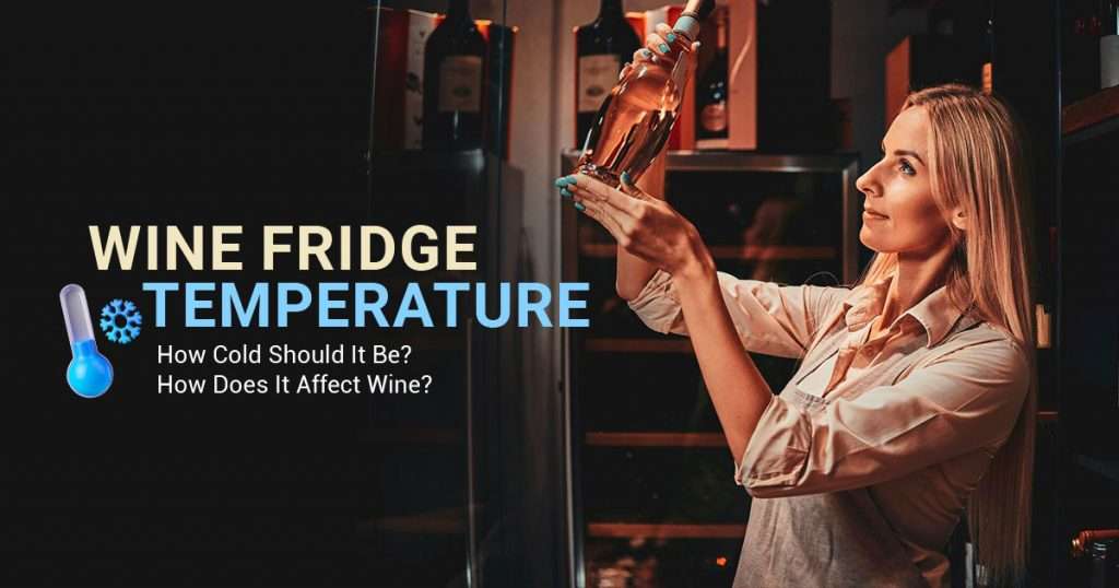 wine fridge temperature