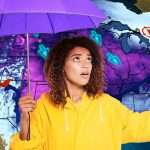 color purple on weather maps