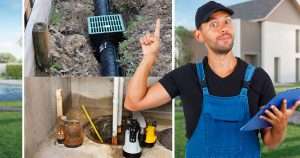 french drain vs sump pump
