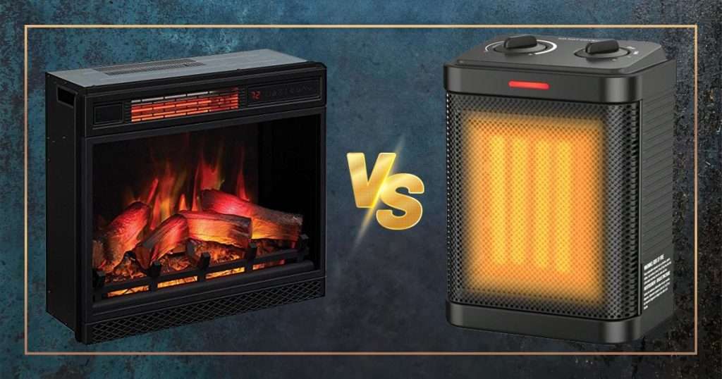 Is an electric fireplace safer than a space heater?