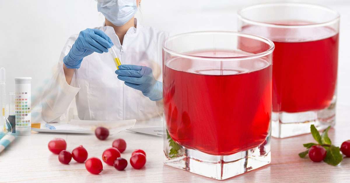 cranberry juice help with drug test
