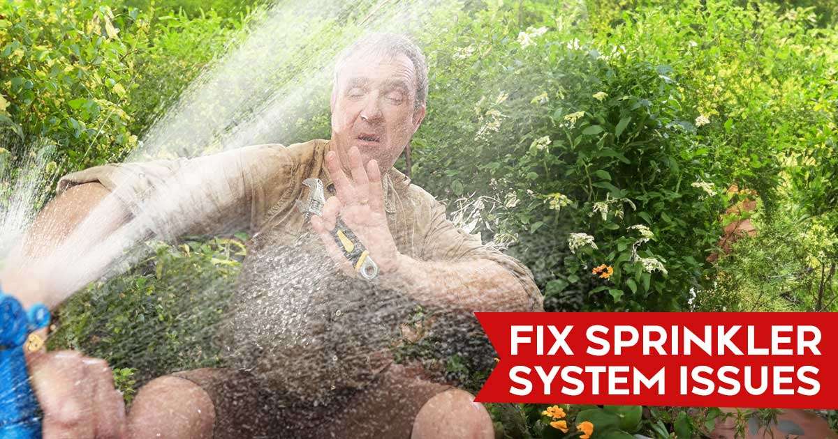 how to fix sprinkler system