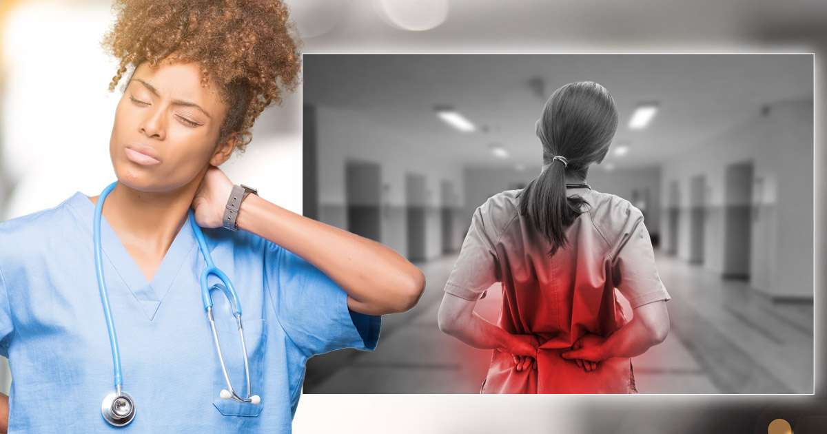 what is the most common type of injury experienced by health care workers?