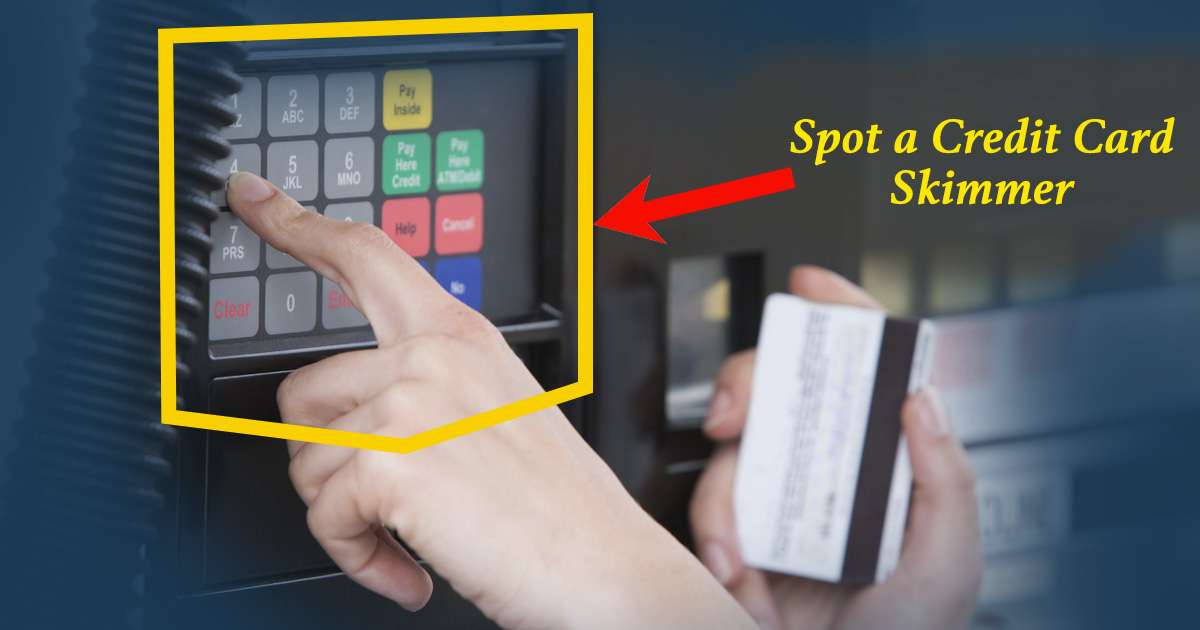 how to spot a credit card skimmer