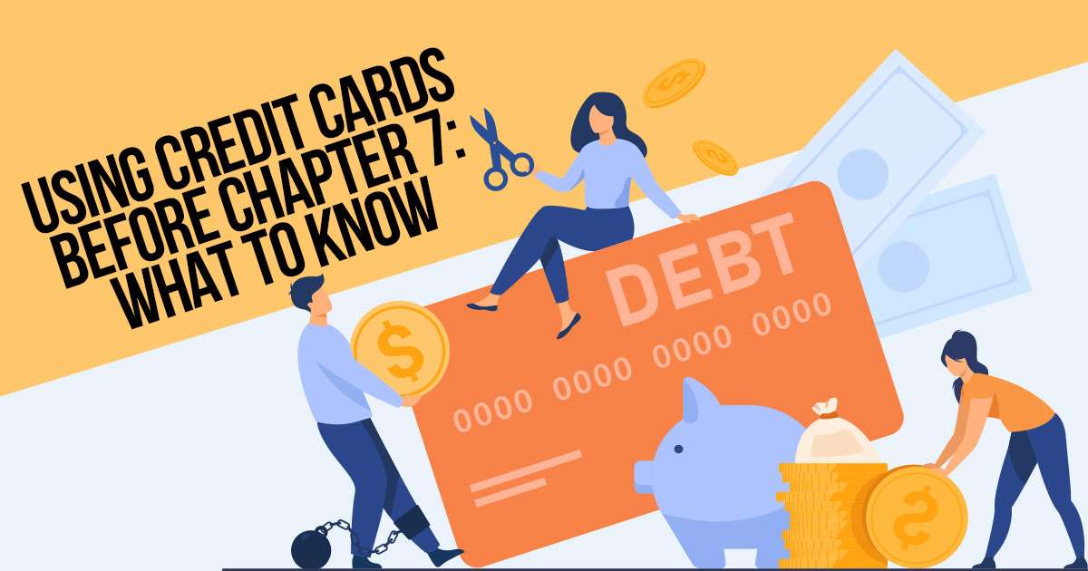 when to stop using credit cards before filing chapter 7